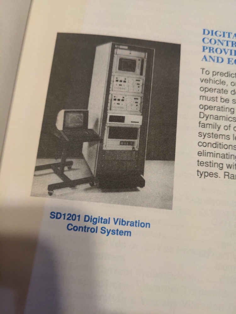 Vibration Handbook 1990 Spectral Dynamics Monitors Transducers Instruments More.