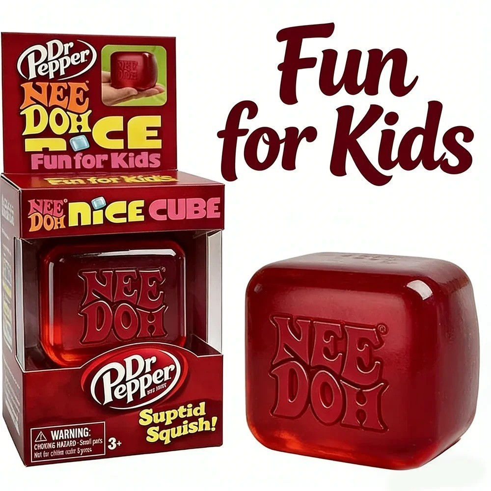 Needoh Limited Edition Dr Pepper Nice Cube Suptid Squish