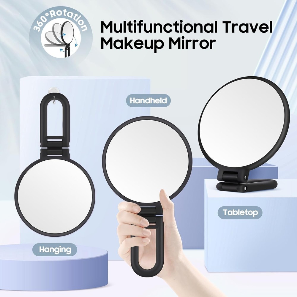 40X Magnifying Mirror, Hand Mirror for Makeup, Double Sided with 40X/1X