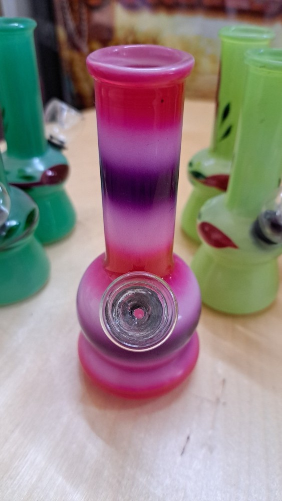 Mini Glass Water Pipe Hand Pipe & Chillum Bundle 3 pieces