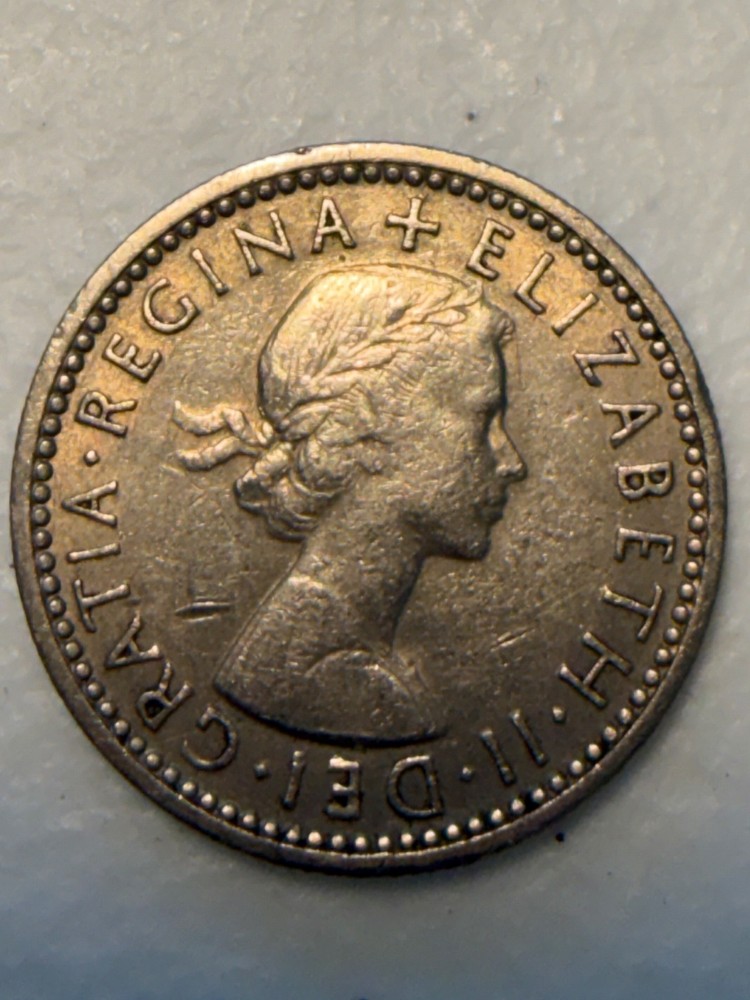 1959 Great Britain 6 pence Coin