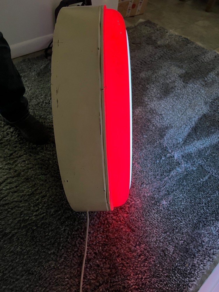 Original Neon Clock Very Good Working Condition