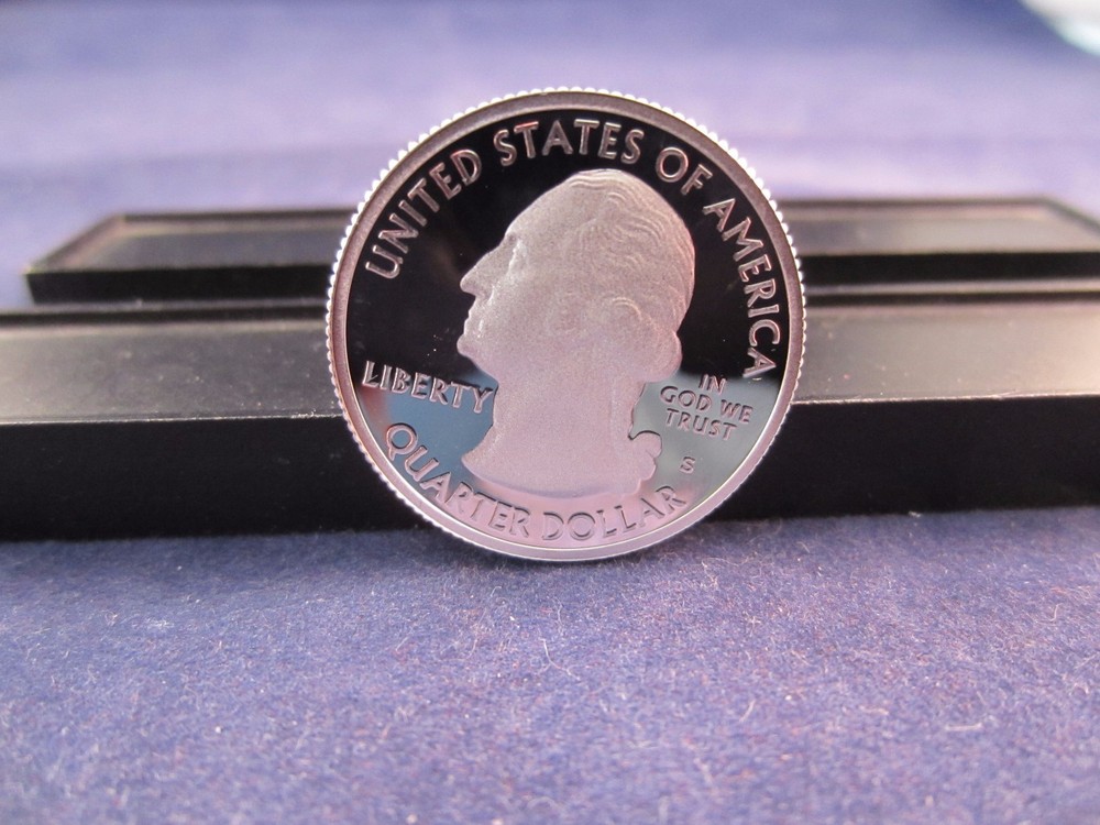 2018 S Silver Quarter Pictured Rocks MI Deep Cameo Mirror Proof Upper Grade