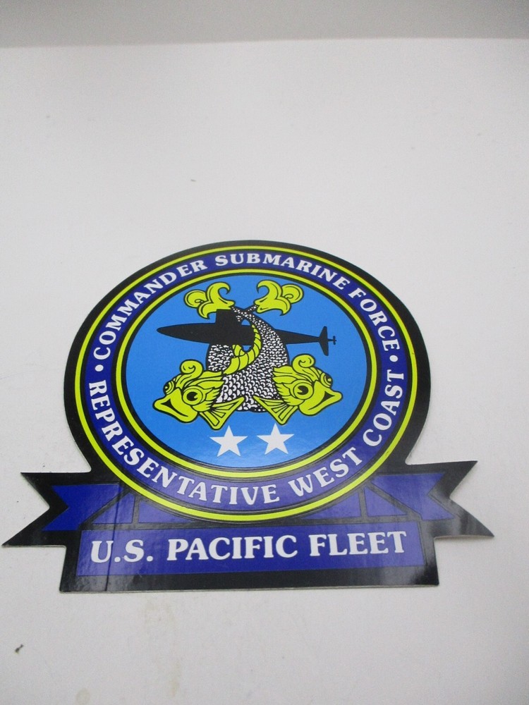 US Navy Commander Submarine Force Pacific Fleet COMSUBPAC Sticker Decal