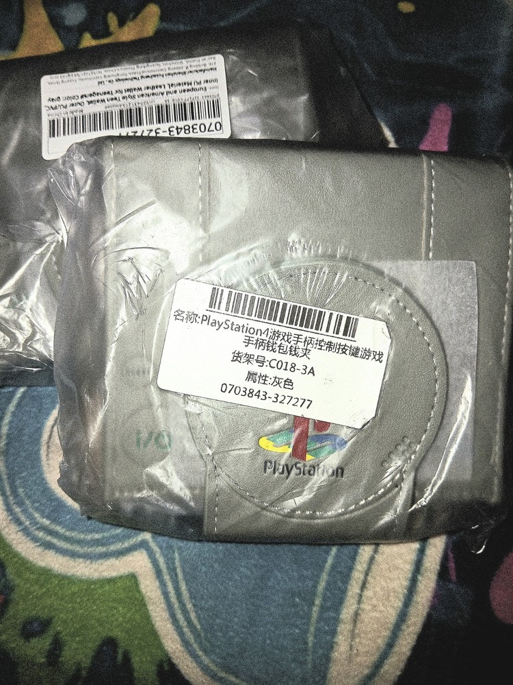 Sony Playstation Wallet Console Shaped Bifold Wallet