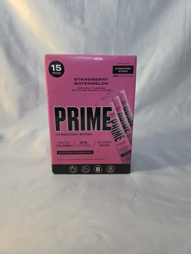 PRIME Hydration+ Sticks STRAWBERRY WATERMELON | 15-pack