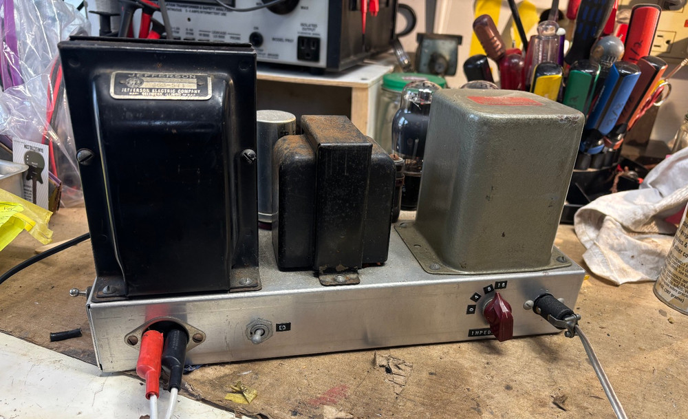 HOMEBREW WILLIAMSON AMPLIFIER,WORKS!