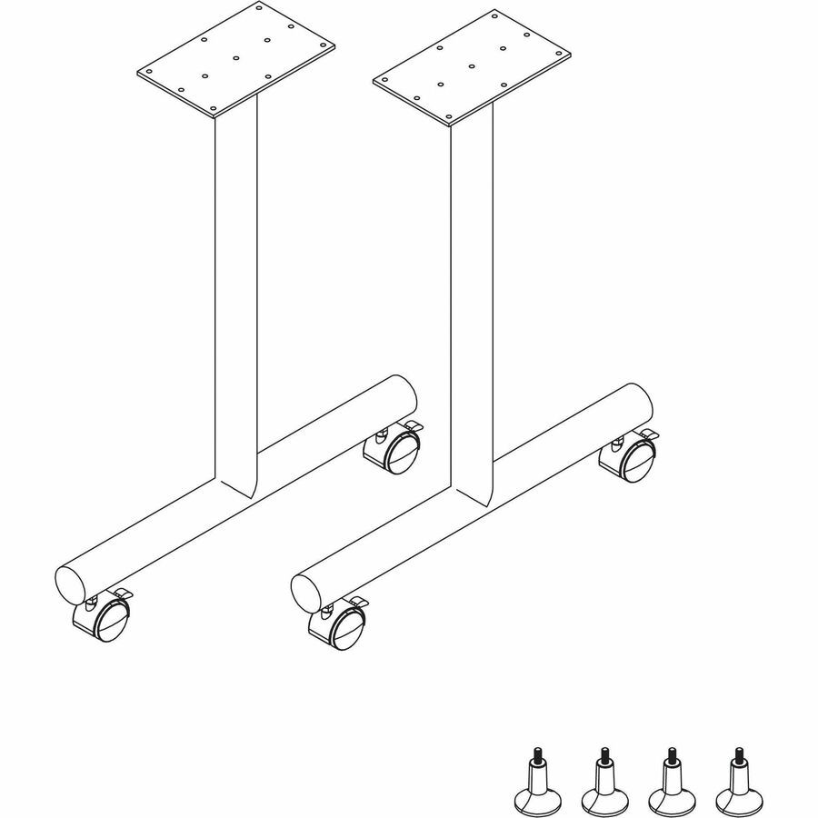 Lorell Invent Training Table Components (llr-60802) (llr60802)
