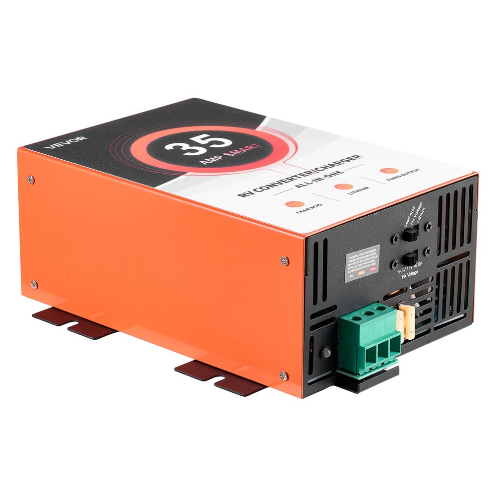 VEVOR RV Power Converter 35 Amp 110V AC to 12V DC RV Converter Battery Charger