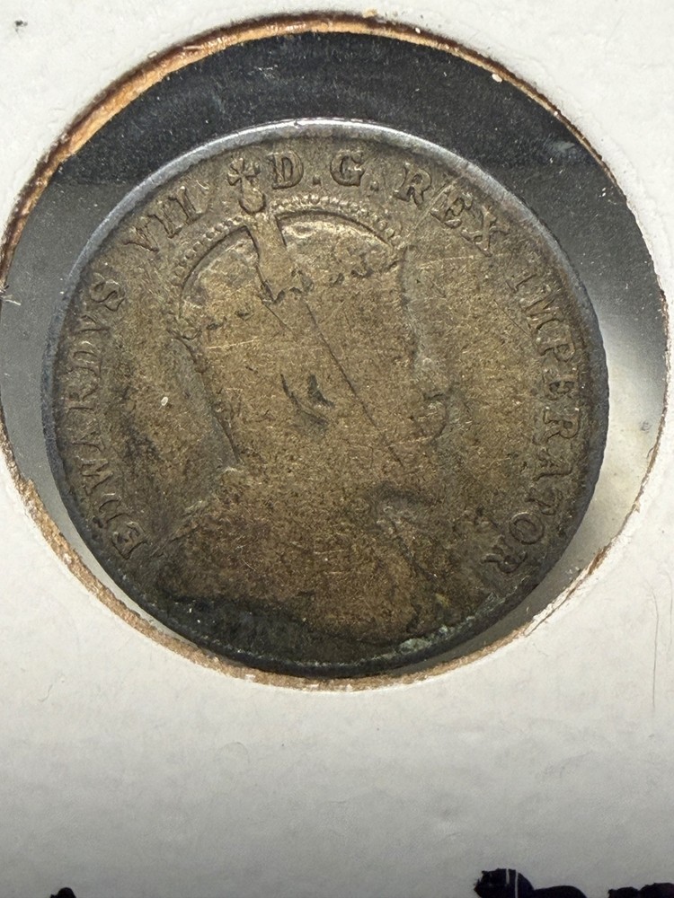 1910 Canada 10 Cents silver coin