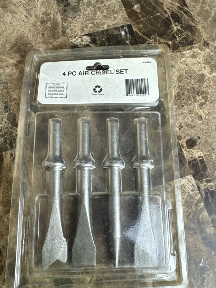 TE Tools Exchange 4 Piece PC Air Chisel Set Brand New In Packaging