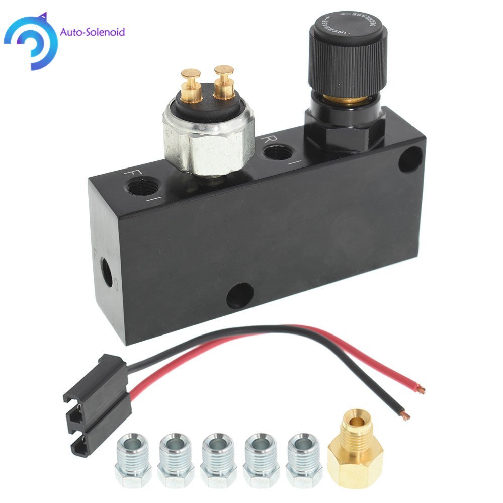 Adjustable Proportioning Valve & Distribution Block Brake Fittings Disc Drum