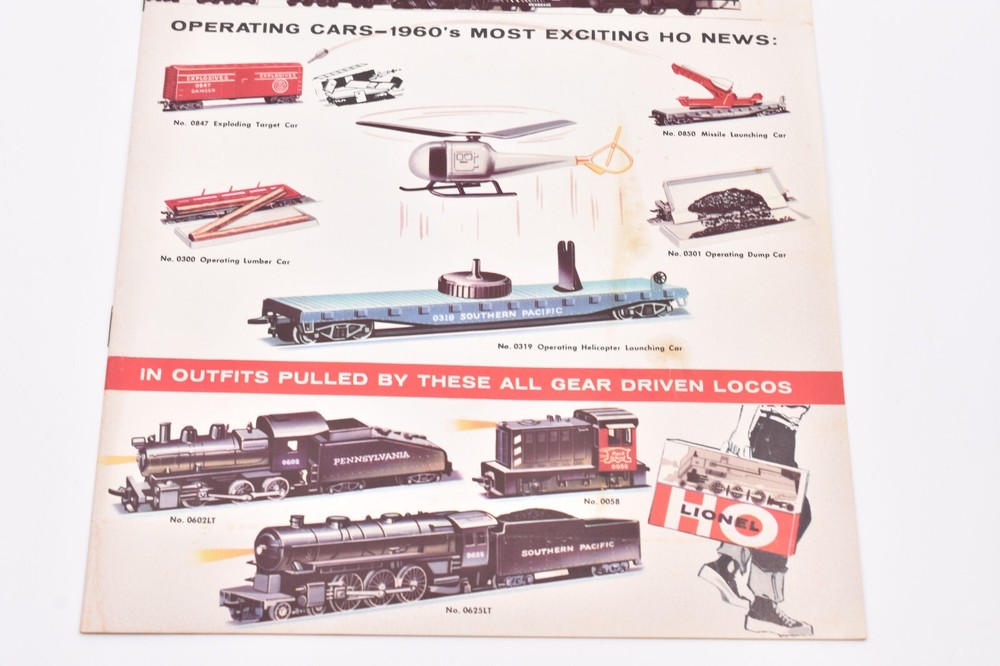 1960 LIONEL TRAINS HO CATALOG