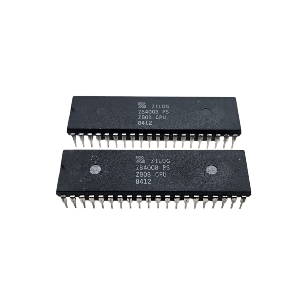 Z80B CPU Z8400BPS VINTAGE 8-BIT COMPUTER MICROPROCESSOR NEW X2PCS