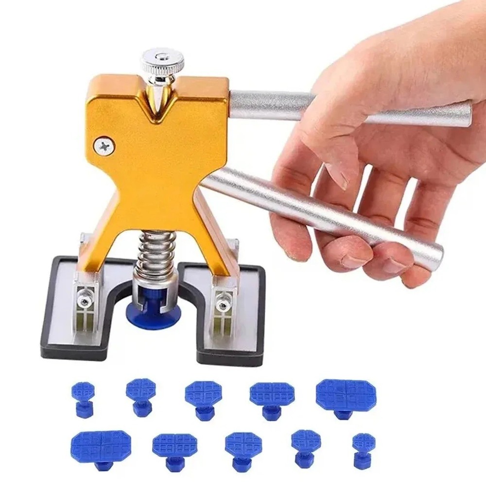 Car And Motorcycle Bubble Pull Kit Clamp Repair Barrel Dents Bodywork