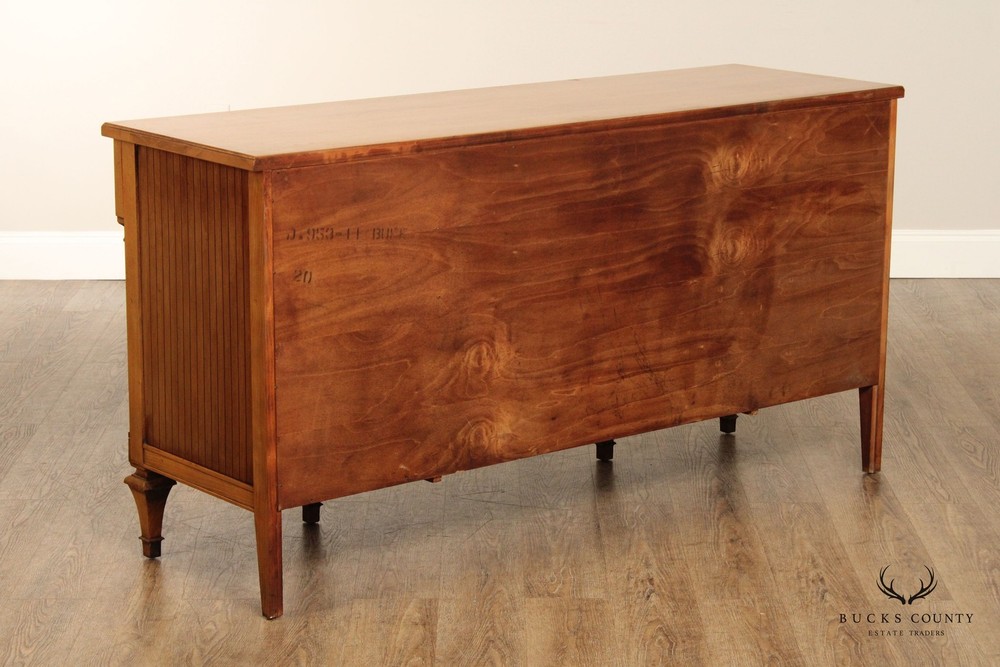 Vintage French Directoire Style Walnut Buffet Sideboard