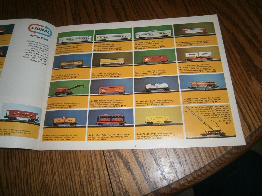 1966 LIONEL TRAIN RACEWAY PHONOGRAPHS SCIENCE SETS CATALOG 39 PAGES