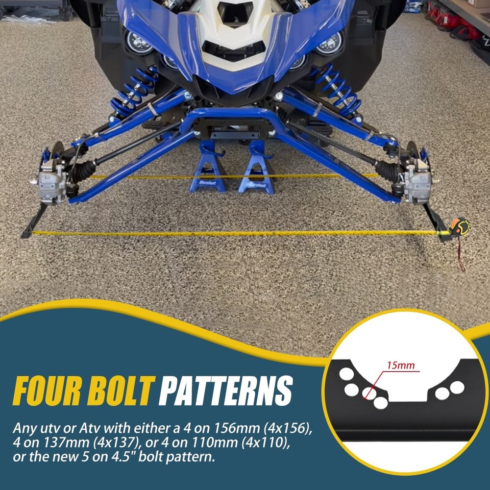UTV Alignment Tools Kit 5 on 4.5" pattern For Jeep Wrangler YJ, TJ, Cherokee