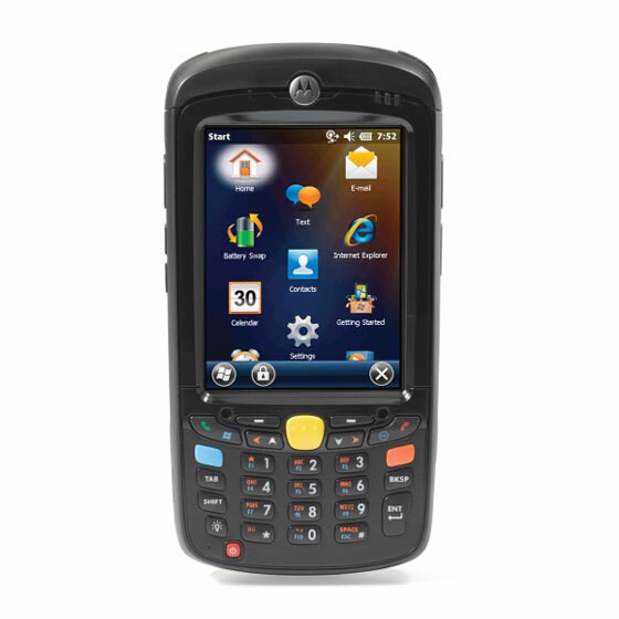 MC55A0-P30SWRQA7WR Motorola Zebra Mobile Computer Barcode Scanner