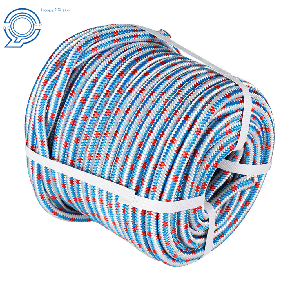 16 Strand 1/2"×150' Double Braid Polyester Nylon Arborist Tree  Rope