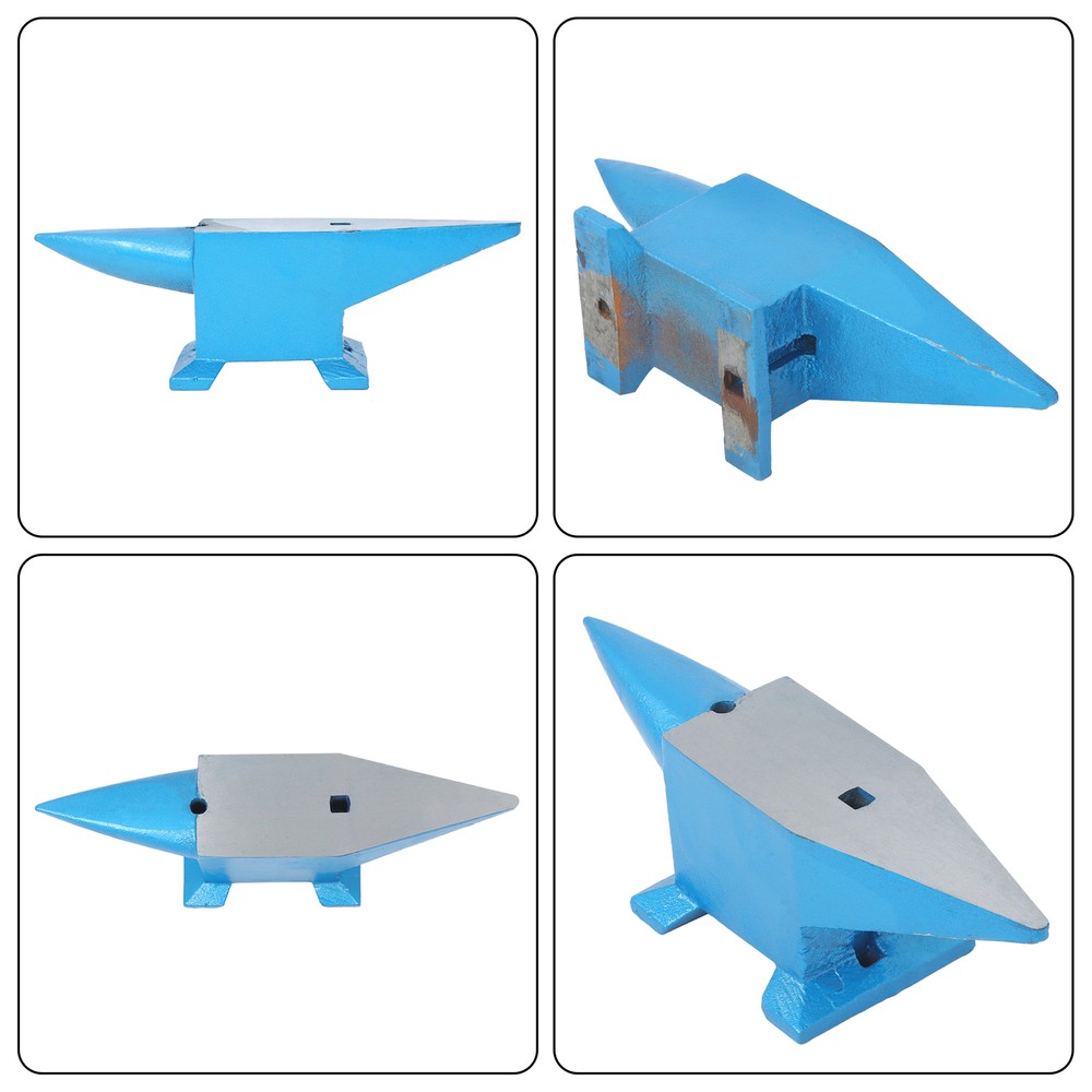 Blue Angle Steel Anvil 44Lbs Blacksmith Jewelers Metalsmith Blacksmith Tool