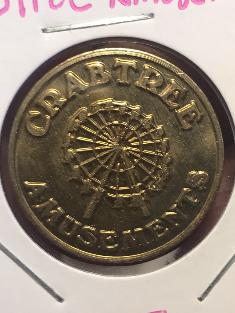 Advertisement Token - Crabtree Amusements - Staples, Texas