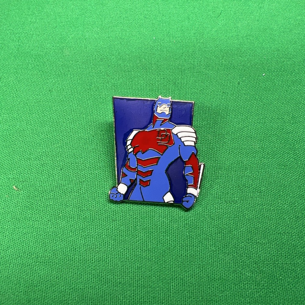 Vintage 1994 Planet Studios Marvel Enamel Pins- Daredevil