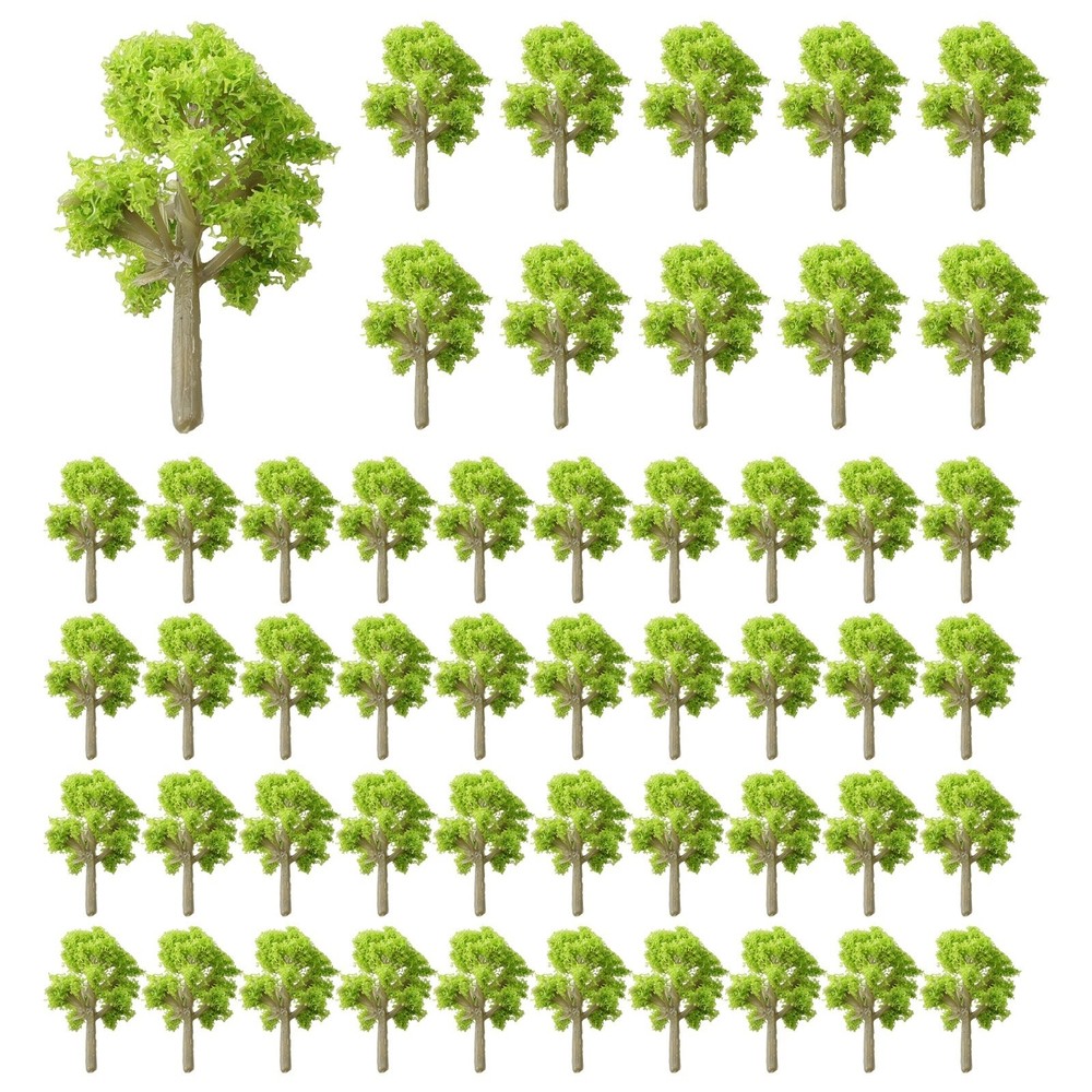 50 X Trees Model Garden Train Railway Architectural Scenery Layout Model Tree