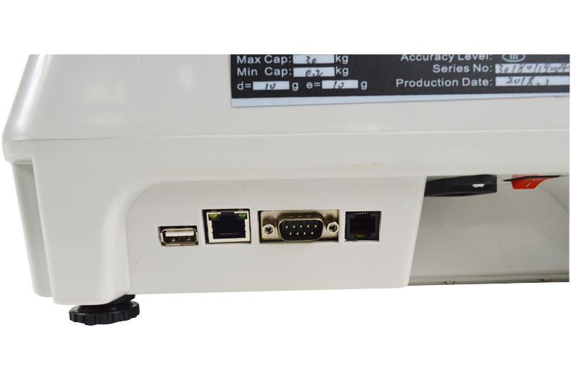 Print Electronic Scale Digital Price Computing Scale Thermal Printer New 66 lbs