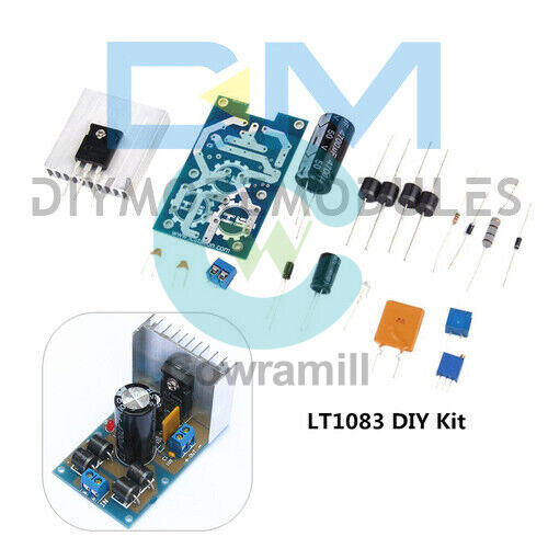 Components DIY Kits and LT1083 Adjustable Regulated Power Supply Module Parts
