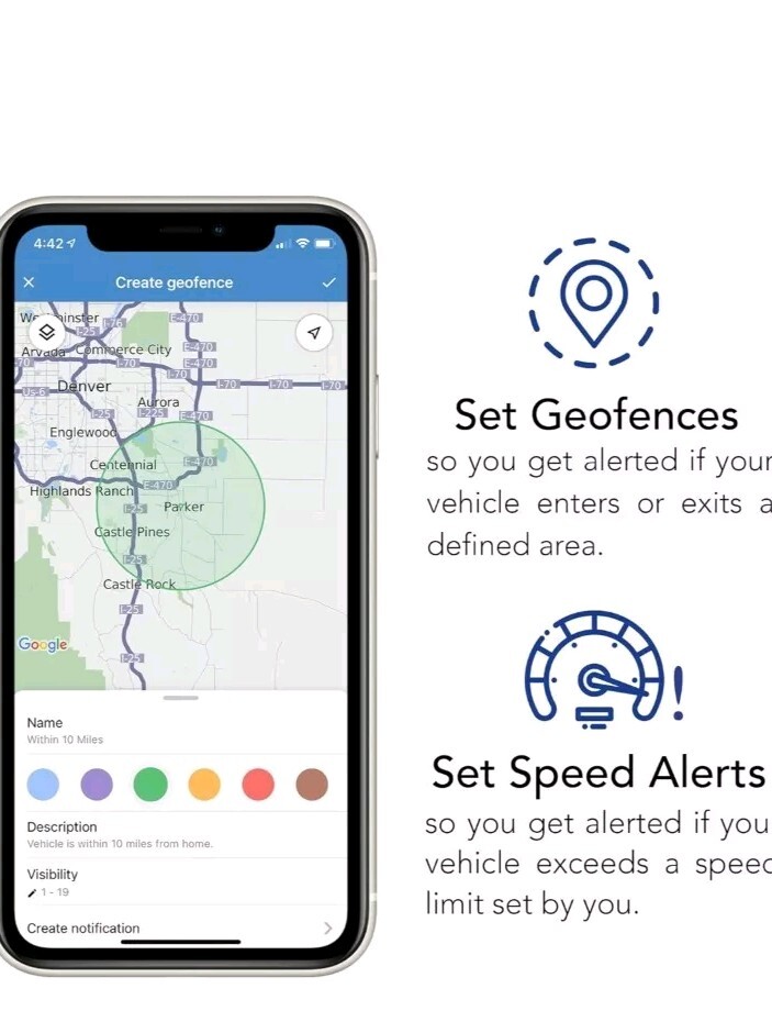 Brickhouse Security Spark Nano 7 GPS Tracker for Vehicles - subscription needed