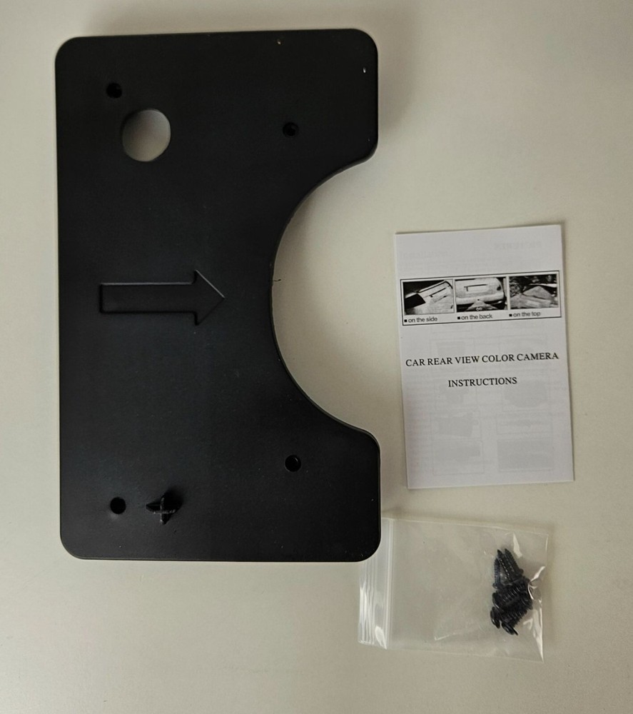 Car Rear View Color Camera Kit With Wiring & Mounting Accessories