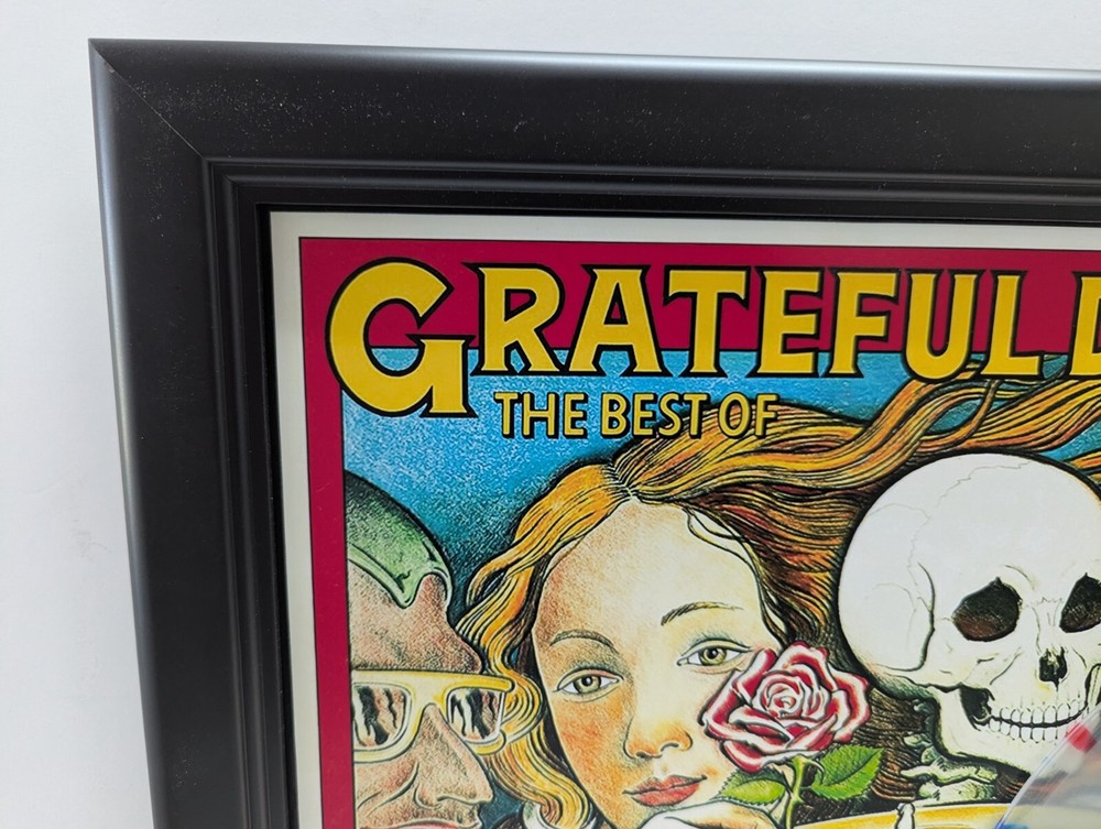 The Dead Limited Edition Tye Dye vinyl record Display