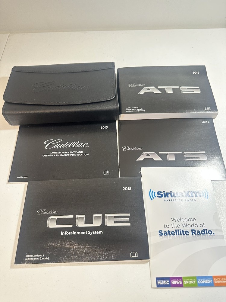 Cadillac ATS 2015 Owners Manual Set OEM