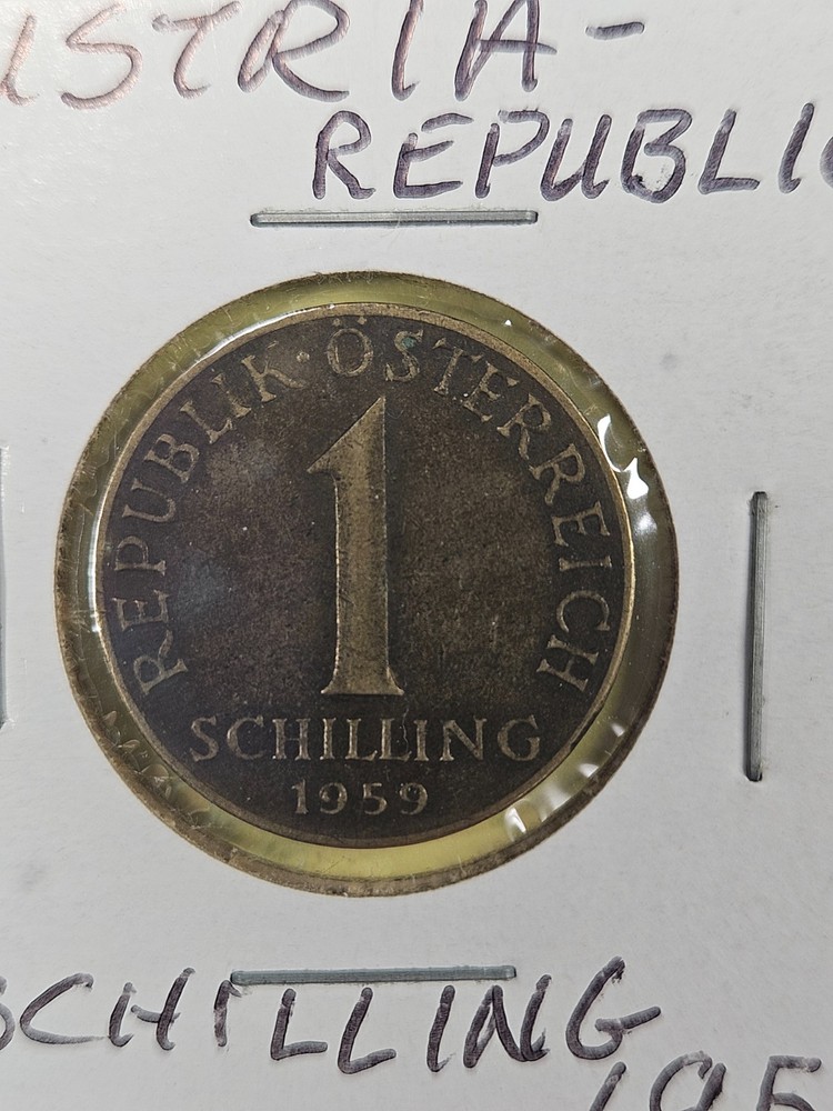COINS - AUSTRIA - 1 SCHILLING 1959
