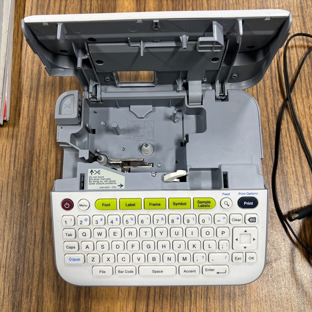 Brother PT-D400 Label Thermal Printer Label Maker Tested Working