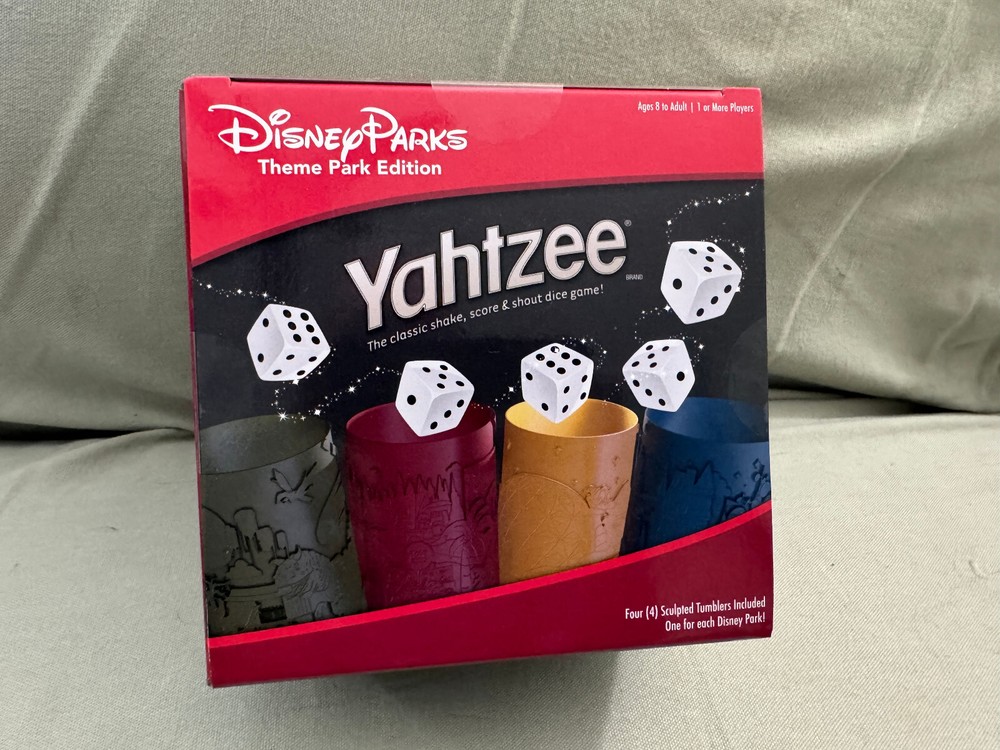 Disney Parks Yahtzee Game NEW