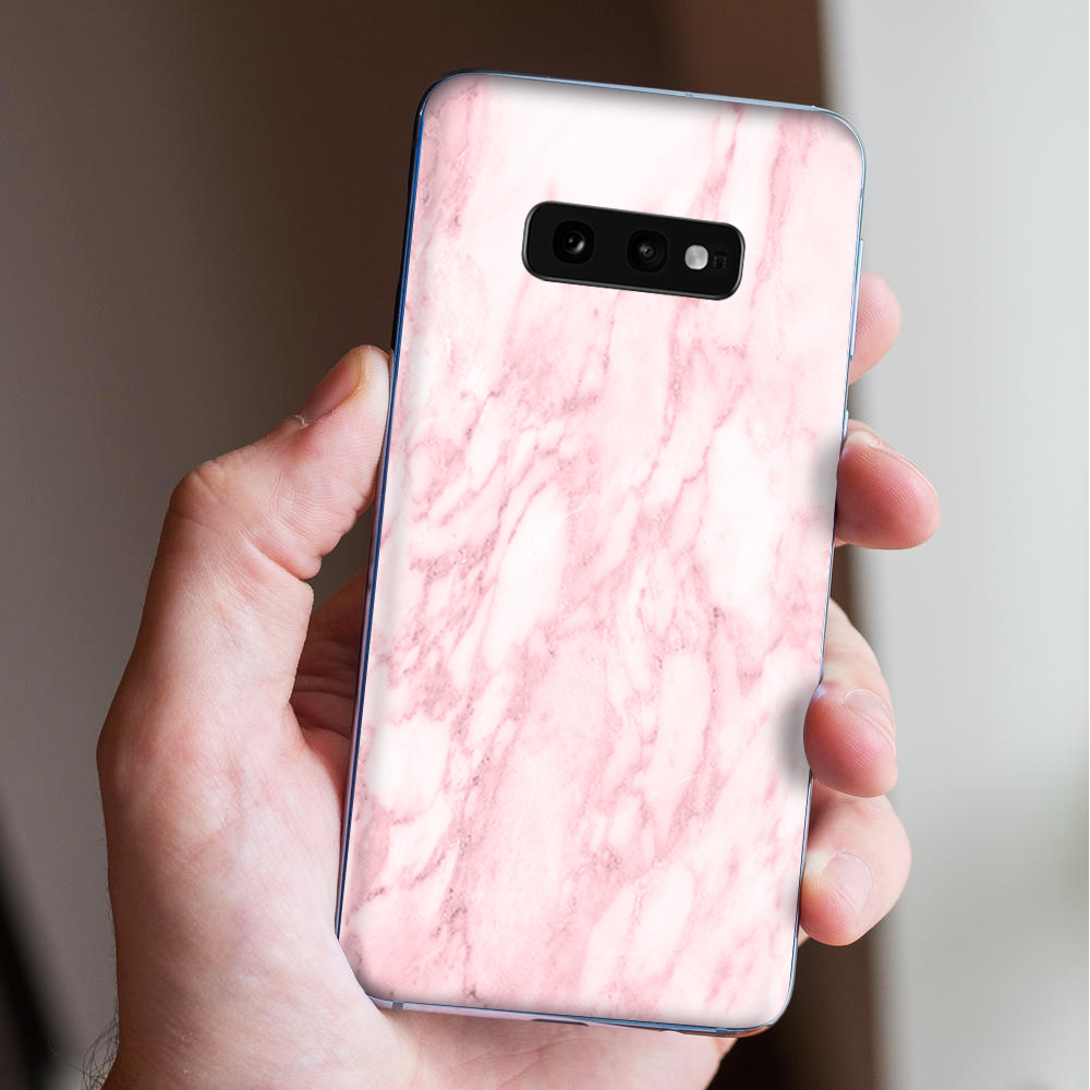 Skins Decal wrap for Samsung Galaxy S10e - Rose Pink Marble Pattern