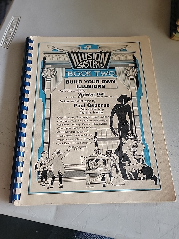 Illusion Systems Book 2 (Two) By Paul Osborne - Stage Magic Illusion Building