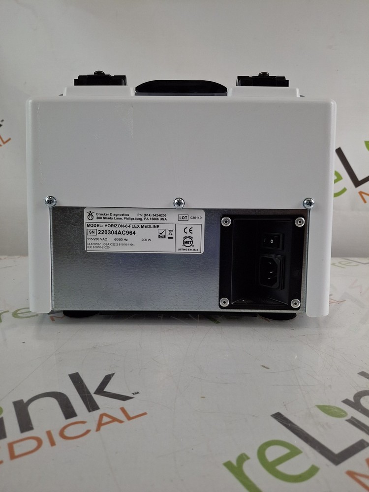 Drucker Diagnostics Horizon 6 Flex Medline Centrifuge