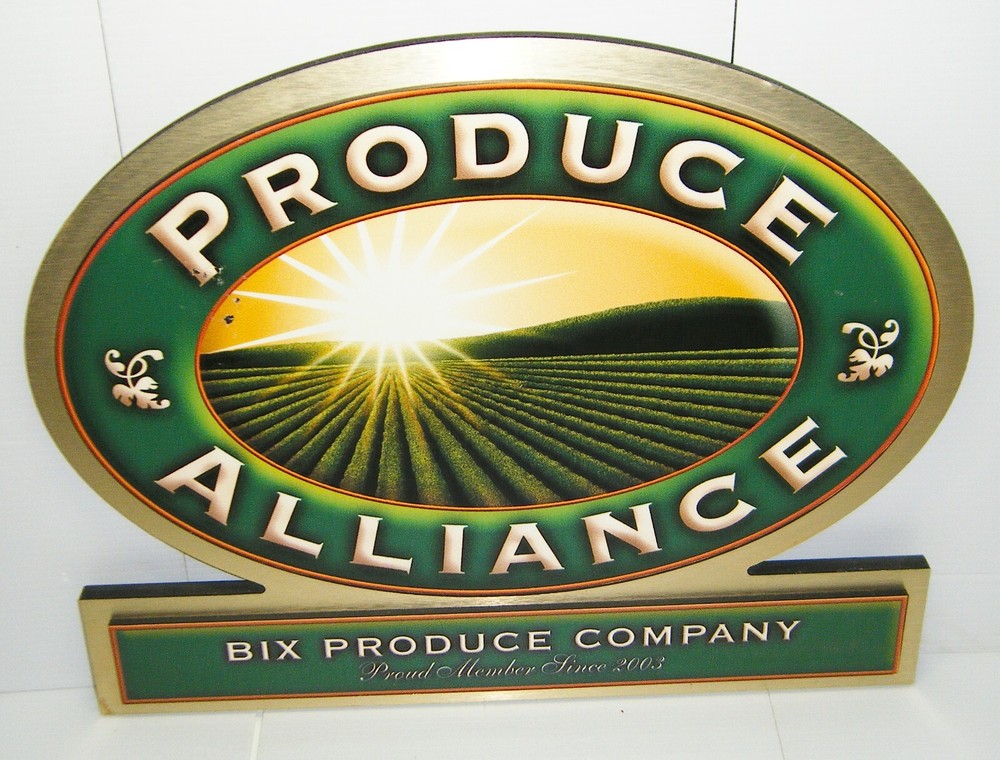 Solid Wood Produce Alliance Bix Produce Sign