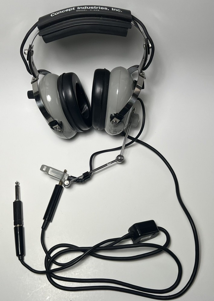 Concept Industrial Model C-40S Soft Comm Aviation Pilot Headset