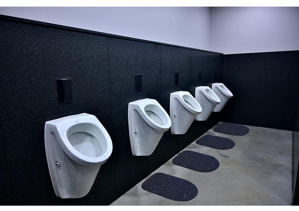 10-Pack Urinal Mats Non-Slip Deodorizing Water Absorption