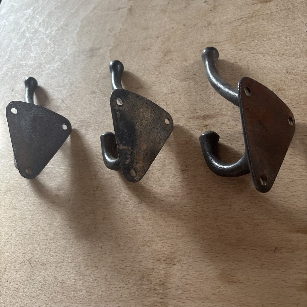 Vintage Cast Iron Coat Hooks