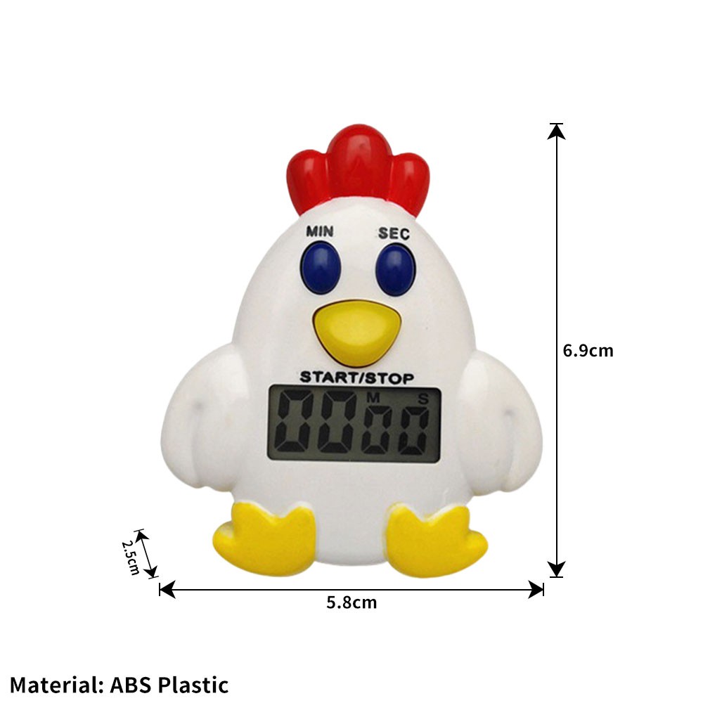 Kitchen Electronic Chicken Timer LCD Digital Display Birthday Present Tools CW