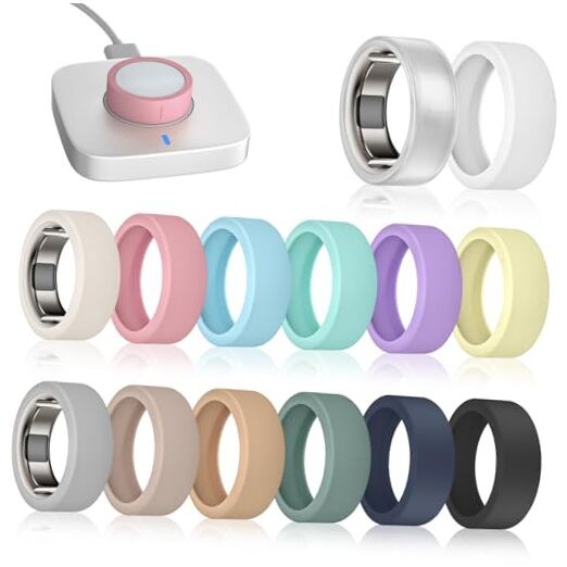 14 Pack Ring Cover Compatible with Oura Ring Gen S (6/7/8/9/10) 14 Pack - 01