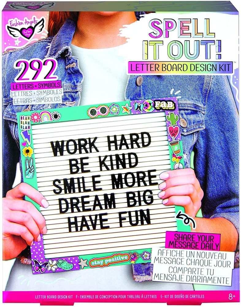 Spell It Out! Letterboard Design Kit