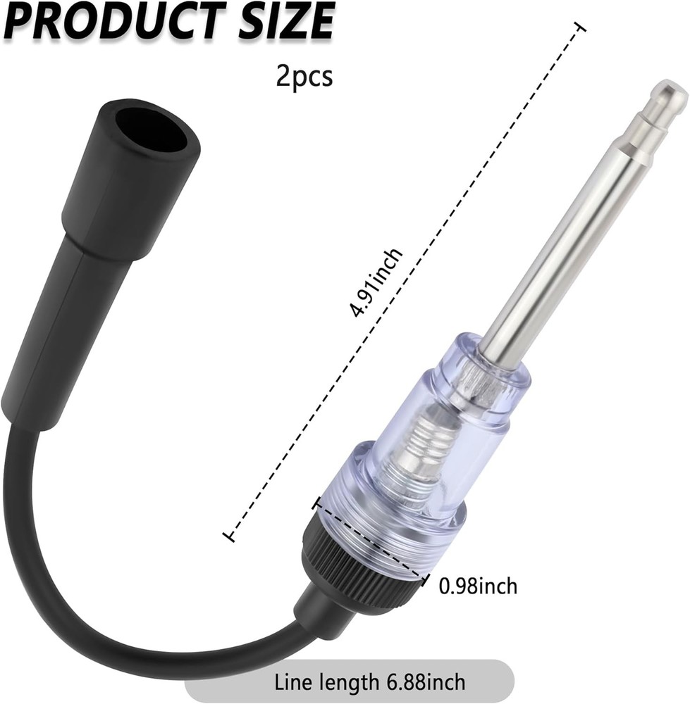 Spark Plug Tester with Indicator Lights,Spark Small Engine for 2PCS