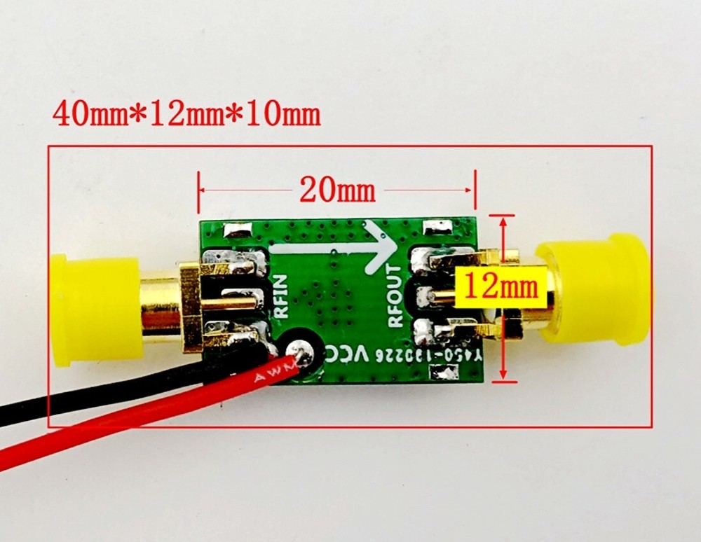 AH102 350-3000MHz Medium Power RF Amplifier Module Fixed Gain 13dB Single Supply