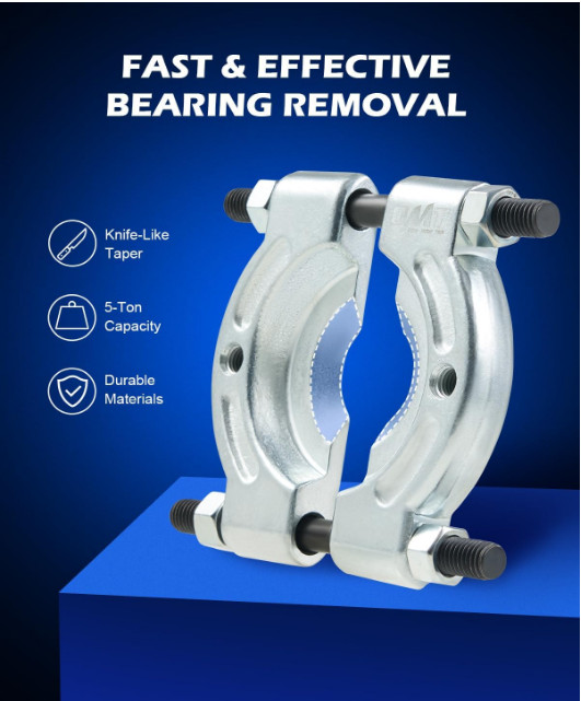 5 Ton Bearing Puller Set – Separator & Hub Removal Kit with 2" & 3" Jaws